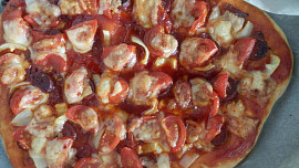 Domácí luxusní pizza