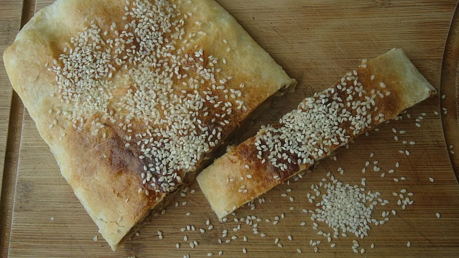 Houbový štrúdl