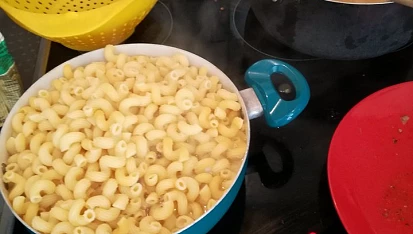 Kuře na paprice se smetanou a těstovinami