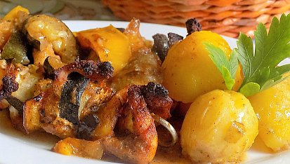 Magi nápady šťavnaté kuřecí špízy se zeleninou