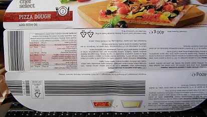 Pizza, doma obložená
