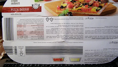 Pizza, doma obložená