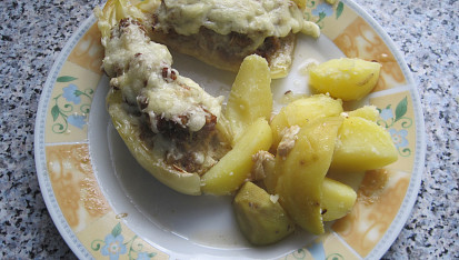 Plněná zapečená paprika