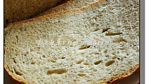 Pšeničný chleba s dvoustupňovým kváskem poliš