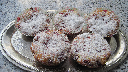 Rychlé rybízové muffiny
