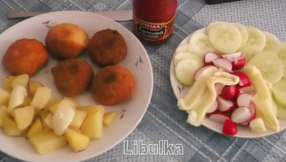 Smažené žampiony