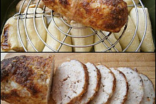 Pečeme 40-50 minut na 170°C.Sekanou dáme k večeři
