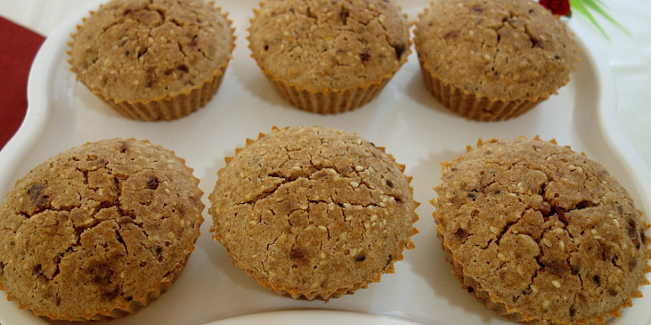 Brusinkovo-semínkové muffiny