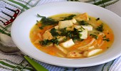 Nudlová polévka s tofu