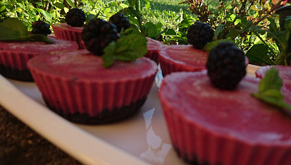 RAW ostružinové cupcakes s mákem a skořicí