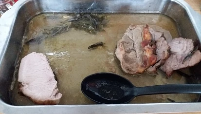 Vepřová pečeně na šalvěji, Je tam šťáva :-)