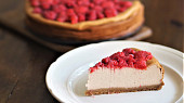 Zdravý malinový cheesecake (Malinový cheesecake)