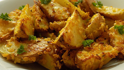Brambory pečené v cornflakes