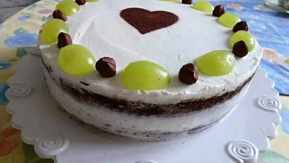 Dort bez mouky z pudinkového prášku