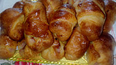 Plněné mini croissanty