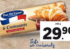 Plněné mini croissanty