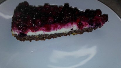 Tvarohový dort s lesním ovocem (tvarohový cheesecake)