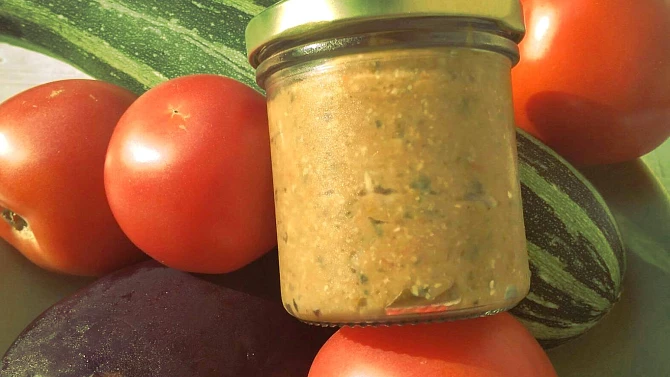 Veganská pomazánka k zavaření, Zeleninová pomazánka