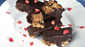 Banánový flapjack v čokoládě