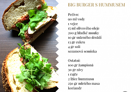 Big Burger s hummusem