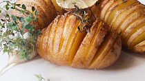 Citronové brambory Hasselback