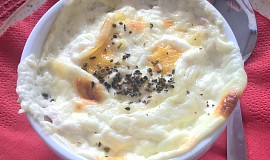 Dobrá snídaně - vejce z trouby