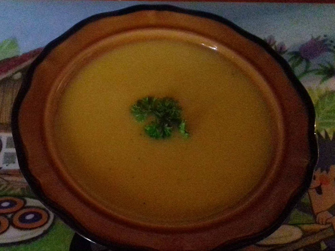 Dýňová polévka s bramborami