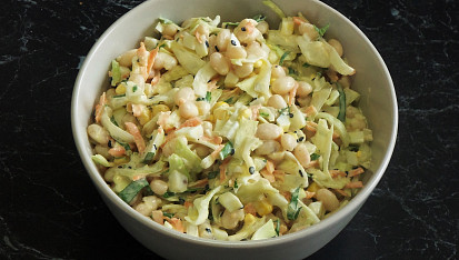 Fazolový Coleslaw