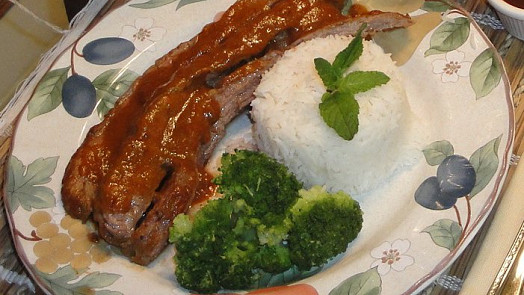 Flank steak v BBQ omáčce