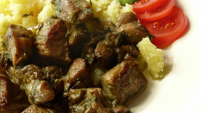 Krůtí kostky v bylinkové marinádě