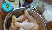 Kuřecí paličky pikantní (párty), ingredience po hromadě
