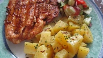 Kuřecí prsa jednoduše na grilu