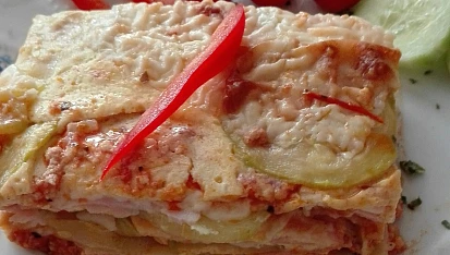 Lasagne z cukety