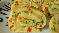 Omeletkové jednohubky
