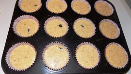 Ovesné muffiny s brusinkami