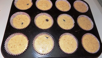 Ovesné muffiny s brusinkami