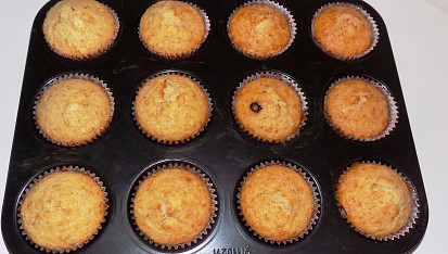 Ovesné muffiny s brusinkami