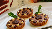 Ovocné a čokoládové mini koláčky