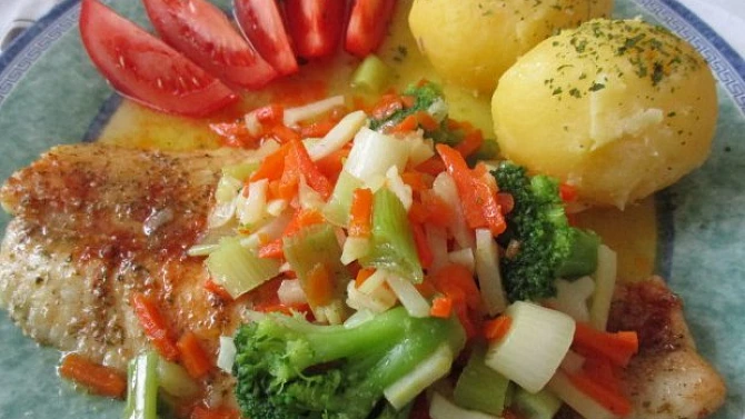 Pangasius v zelenině
