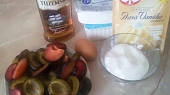 Tvarohovo-kakaové řezy se švestkami