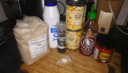 Vlákninová bomba, Ingredience