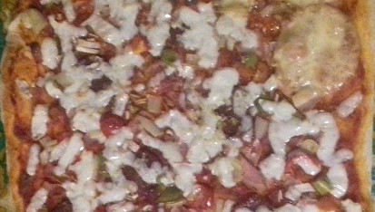 Domácí hrnečková pizza, Pizza