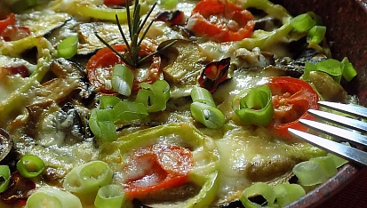 Houbová omeleta