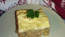 Kapusta zapékaná s mletým masem a bulgurem