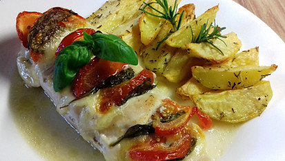 Kuřecí prsa "Caprese"