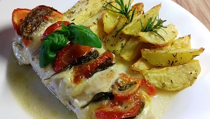 Kuřecí prsa "Caprese"