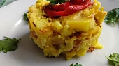 Květákový nákyp s bramborem a pórkem