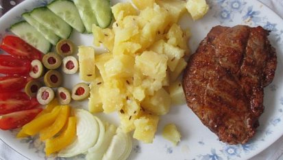 Marinovaná krkovička na grilu