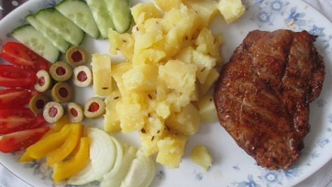 Marinovaná krkovička na grilu