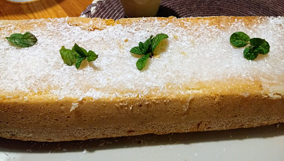 Pudinkové řezy  s  polevou - jde to i bez mouky